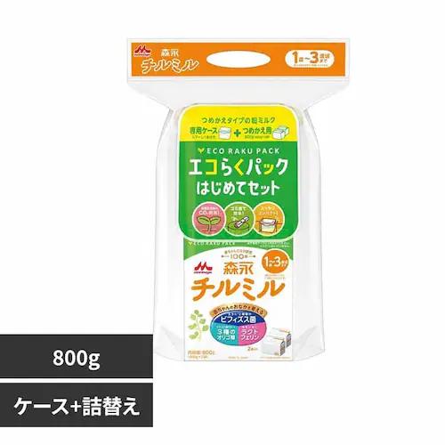 【訳あり】【最短賞味期限2026年4月30日】森永 チルミル エコらくパック はじめてセット _0