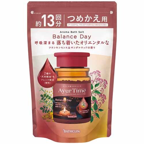 バスクリン 【3個セット】アーユルタイム つめかえ用 520g バランスデイ【プラザセレクト】_0