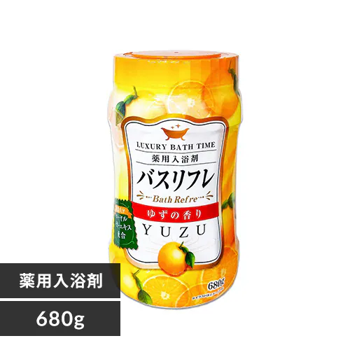 ライオンケミカル バスリフレ 薬用入浴剤 ゆずの香り_0