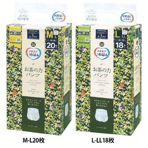 エルモアいちばん お茶の力パンツ L-LL18枚【プラザセレクト】