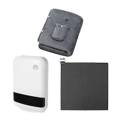 �啗�ʃZ���~�b�N�q�[�^�[ �l���Z���T�[ �z���C�g / �z�b�g�J�[�y�b�g 2�� 176�~176cm / USB�d�C�ѕz 130�~80cm �O���[