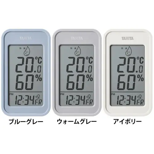 温湿度計 TT-589-BL ブルーグレー【プラザセレクト】_0