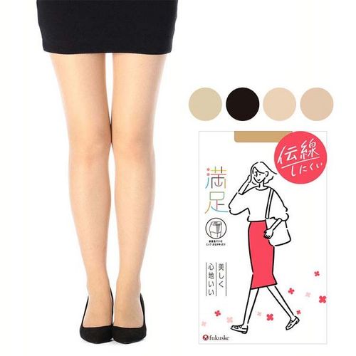 福助 美しく心地いい 伝線しにくい 無地 パンティストッキング
