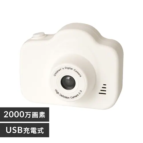 ちゃいなび キッズカメラ ks-cam ホワイト【プラザセレクト】_0