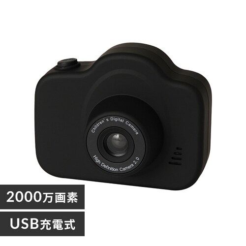 ちゃいなび キッズカメラ ks-cam ブラック【前払い不可】【代引き不可】【同梱不可】_0