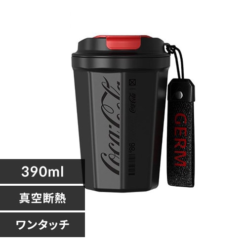コカ・コーラ タンブラー 390ml ストラップ付 【プラザセレクト】