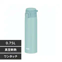 THERMOS 真空断熱ケータイマグ 0.75L JOS-750 MBL ミントブルー【プラザセレクト】
