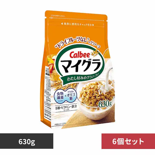 【6個セット】カルビー マイグラ 630g _0