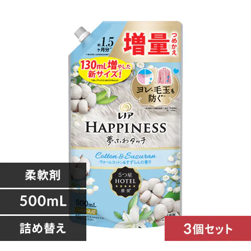 P&G ���m�A�n�s�l�X���ӂ�^�b�` �E�H�[���R�b�g��&�������̍��� �߂����p���ʃT�C�Y 500ml 3�Z�b�g�y�v���U�Z���N�g�z_0