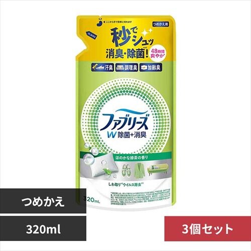 P&G �t�@�u���[�YW���� �ق̂��ȗΒ��̍��� �߂����p 320ml 3�Z�b�g_0