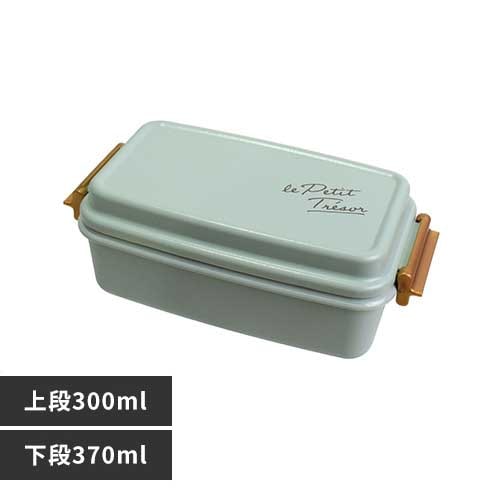 サブヒロモリ トレゾワ 2WAYタイトランチ2段 415937 グレー【プラザ