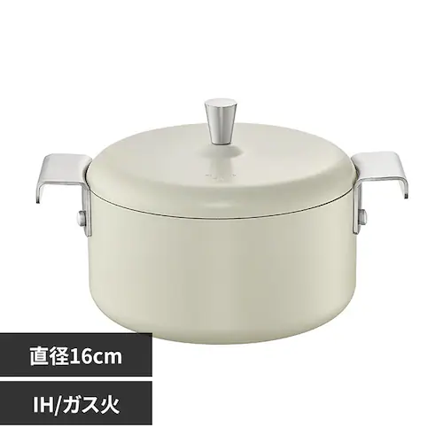 TTS プレーティング 両手鍋 16cm CPO10200008 【プラザセレクト】_0