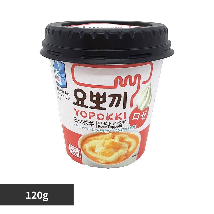 ヘテパシフィック 【12個】ヨッポギ ロゼトッポギ120g ロゼトッポギ