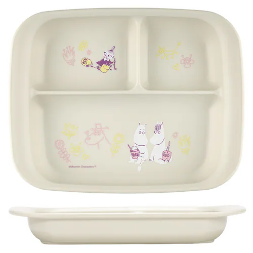 ベビー用PP製ランチプレート XP7AG ムーミンペイント【電子レンジ・食洗機可】_0