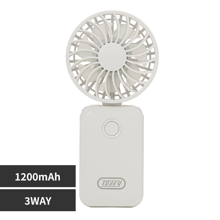 ふぁんふぁん✩.*˚ オーダー品 ハンディファン 軽量 3Way ラドンナ Toffy HFN3 フレンチブルー