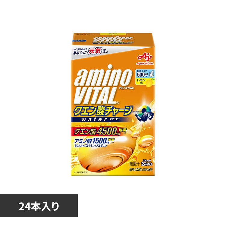 「アミノバイタル(R) クエン酸チャージ」ウォーター24本入箱 味の素 【プラザセレクト】