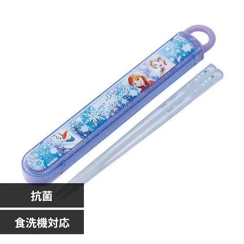 スケーター 抗菌食洗機対応箸箱セット ABS2AMAG アナと雪の女王25【プラザセレクト】【代引き不可】_0