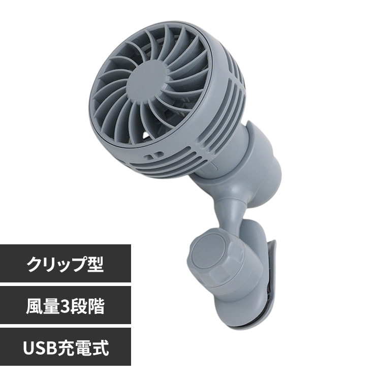 扇風機 小型扇風機 ミニ クリップ式 iFan Mush ミント 7277180