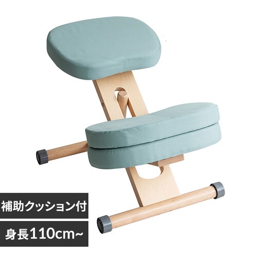 宮武製作所 クッション付きプロポーションチェアキッズ CH-N889CK ライトナチュラル脚ライトグリーン【時間指定不可】_0