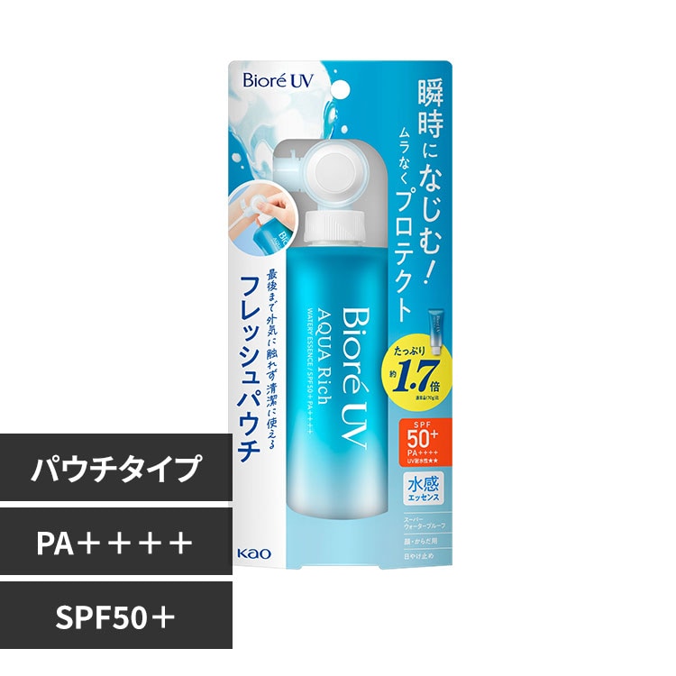 日焼け止め ビオレUV アクアリッチ フレッシュパウチ ウォータリー