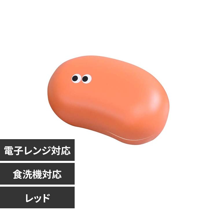 イロイロオメメ ランチBOX 44223 レッド【プラザセレクト】