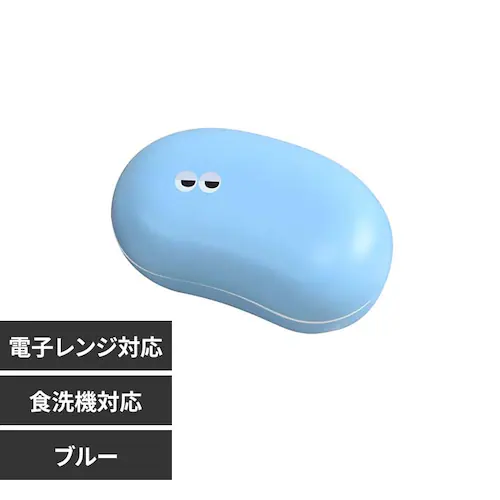 イロイロオメメ ランチBOX 44225 ブルー【プラザセレクト】_0