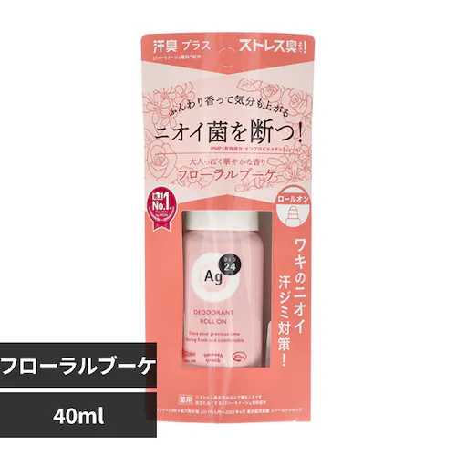 エージーデオ24 デオドラントロールオンDX 40mL フローラルブーケ 14441【プラザセレクト】_0