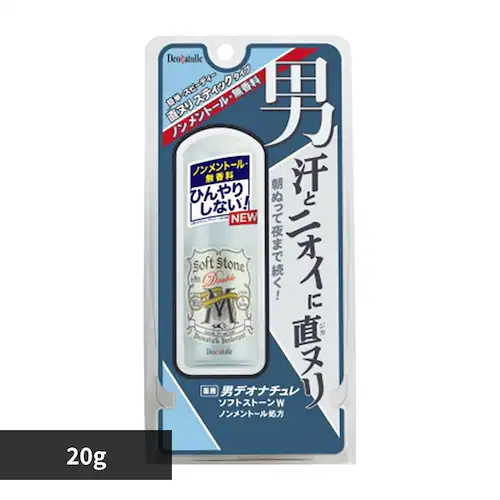 デオナチュレ 男ソフトストーンWノンメントール処方 20g 41636【プラザセレクト】_0