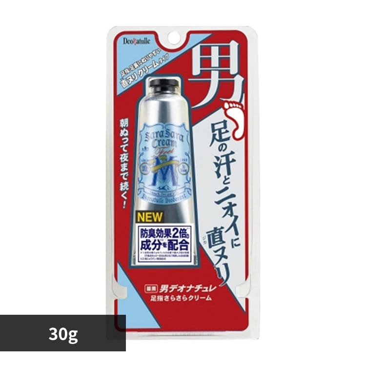 デオナチュレ 男足指さらさらクリーム 30g 41567【プラザセレクト】