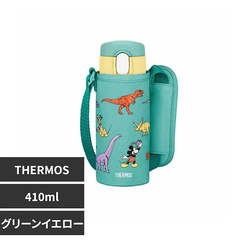 サーモス 真空断熱ストローボトル 0.41L ミニー/ラプンツェル/ミッフィー/ミッキーと恐竜 FJV-400FDS P-BL 【プラザセレクト】_0