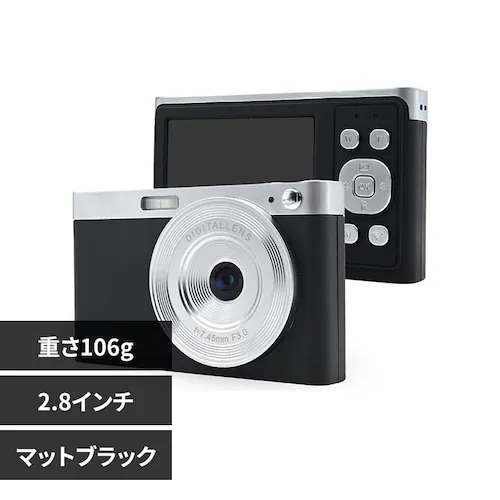 慶洋エンジニアリング WIFIデジタルカメラ AN-DC003(BK) マットブラック_0