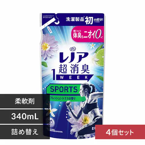 レノア 【4個セット】レノア超消臭1week つめかえ用【プラザセレクト】_0