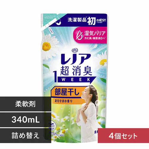 レノア 【4個セット】レノア超消臭1week つめかえ用【プラザセレクト】_0
