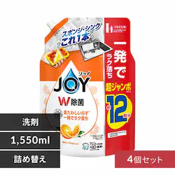 ジョイ 【4個セット】除菌ジョイコンパクト 詰替超ジャンボサイズ
