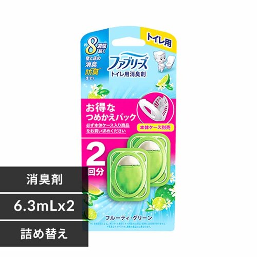 ファブリーズ ファブリーズトイレ用消臭剤 つめかえ2個パック_0