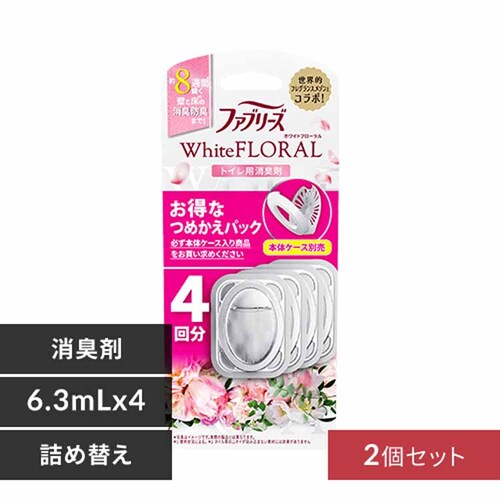 ファブリーズ 【2個セット】ファブリーズトイレ用消臭剤 つめかえ4個パック_0