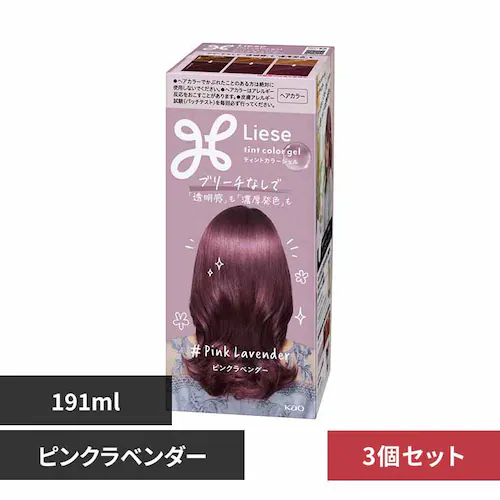 花王 【3個】リーゼ ティントカラージェル ピンクラベンダー【プラザセレクト】_0