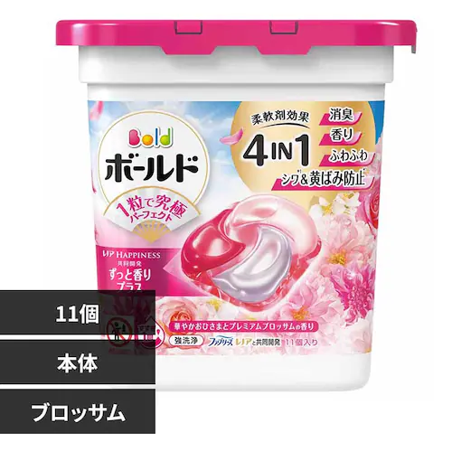 P&G ボールドジェルボール4D華やかプレミアムブロッサムの香り 本体 プレミアムブロッサム【プラザセレクト】_0