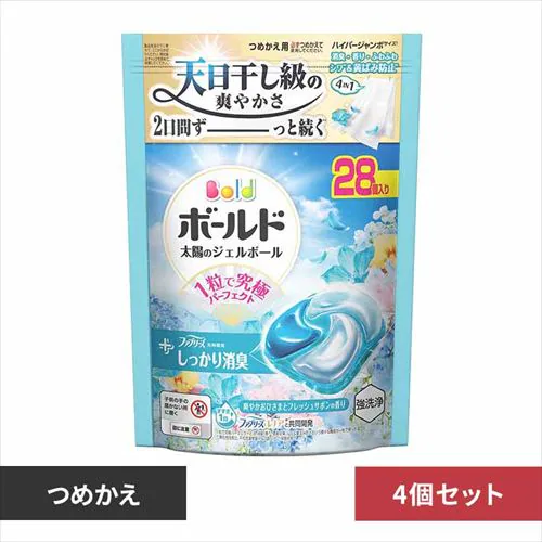 P&G �y4�Z�b�g�z�{�[���h�W�F���{�[��4D�u�₩�t���b�V���T�{���̍��� �߂����n�C�p�[�W�����{�T�C�Y �t���b�V���T�{��_0