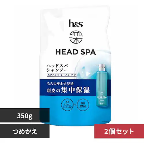 P&G 【2個セット】深ヘッドスパ by h&s エクストラモイストケア シャンプー つめかえ 【プラザセレクト】_0