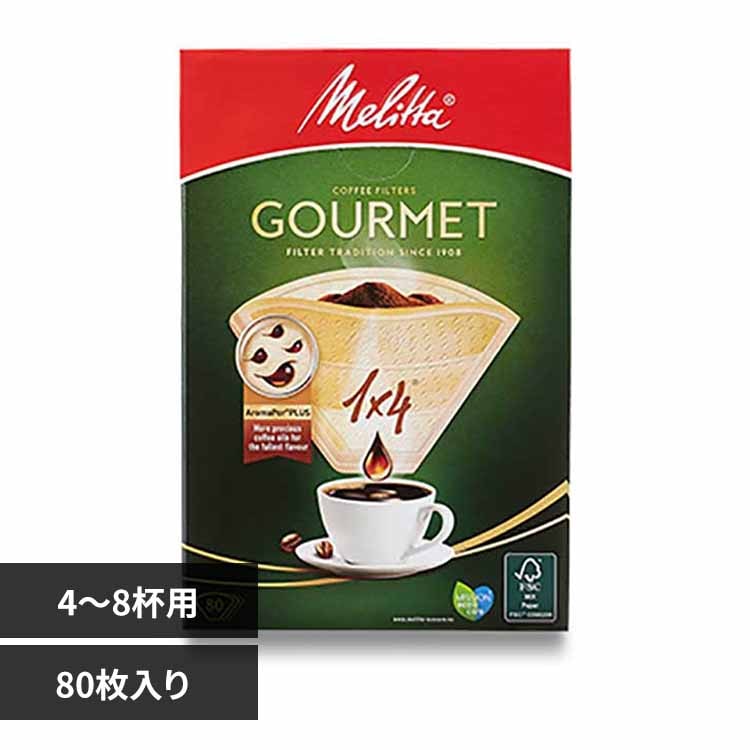Melitta �O���� 1x4 B80 �i�`�������u���E�� PG-148 FSC mix �y�v���U�Z���N�g�z