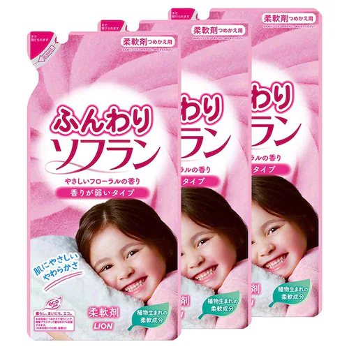 ライオン 【3個セット】ふんわりソフラン 詰め替え 3個セット【プラザセレクト】_0