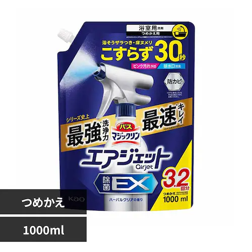 バスマジックリン エアジェット 除菌ハーバル つめかえ用 1000ml 【プラザセレクト】_0