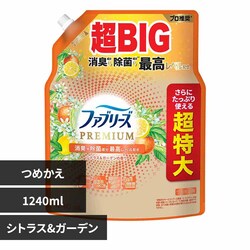 P&G �t�@�u���[�YW����+���L �v���~�A�� �߂����p 4�� 1240ml �V�g���X���K�[�f���y�v���U�Z���N�g�z