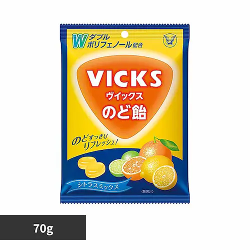 大正製薬 ヴイックスのど飴 シトラスミックス(個包装) 【プラザセレクト】【代引き不可】_0