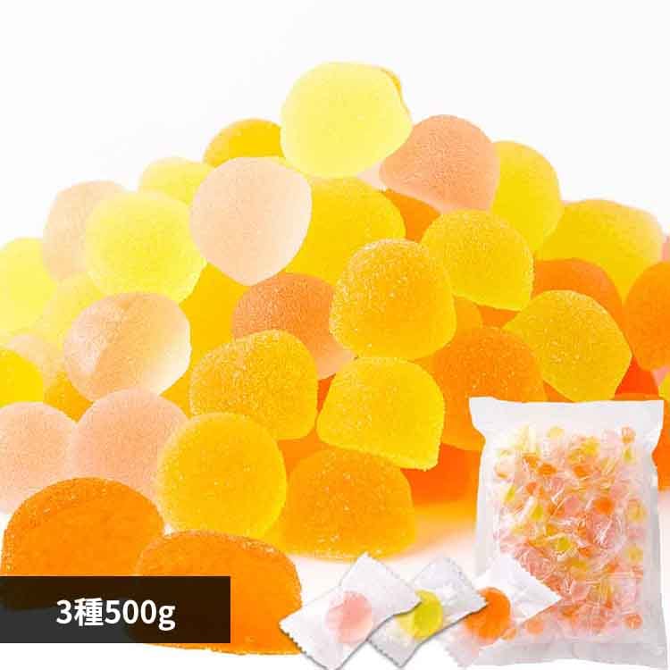 天然生活 【お徳用】屋久島フルーツのペクチンゼリー3種500g SM00011050 【プラザセレクト】
