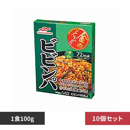 マルハニチロ 【10個セット】金のどんぶり 本場韓国製造コチュジャンビビンパ _0
