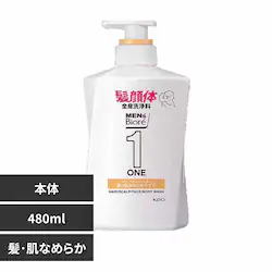 �ԉ� Kao �����Y�r�I�� ONE �I�[���C�������S�g��� �{�� 480ml ������Ȃ߂炩