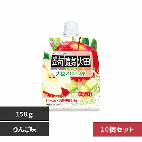 【10個】マンナンライフ クラッシュタイプの蒟蒻畑 150g 【プラザセレクト】_0