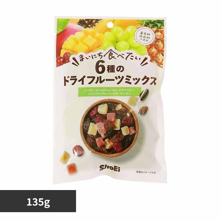 まいにち食べたい 6種のドライフルーツミックス 【プラザセレクト】
